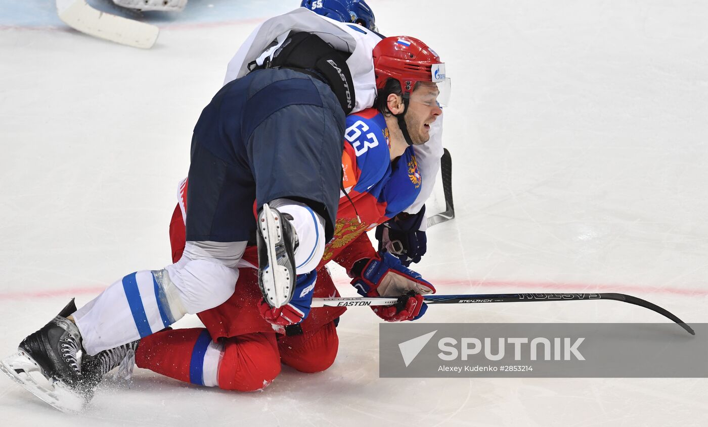 2016 IIHF World Ice Hockey Championship. Finland vs. Russia