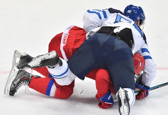 2016 IIHF World Ice Hockey Championship. Finland vs. Russia