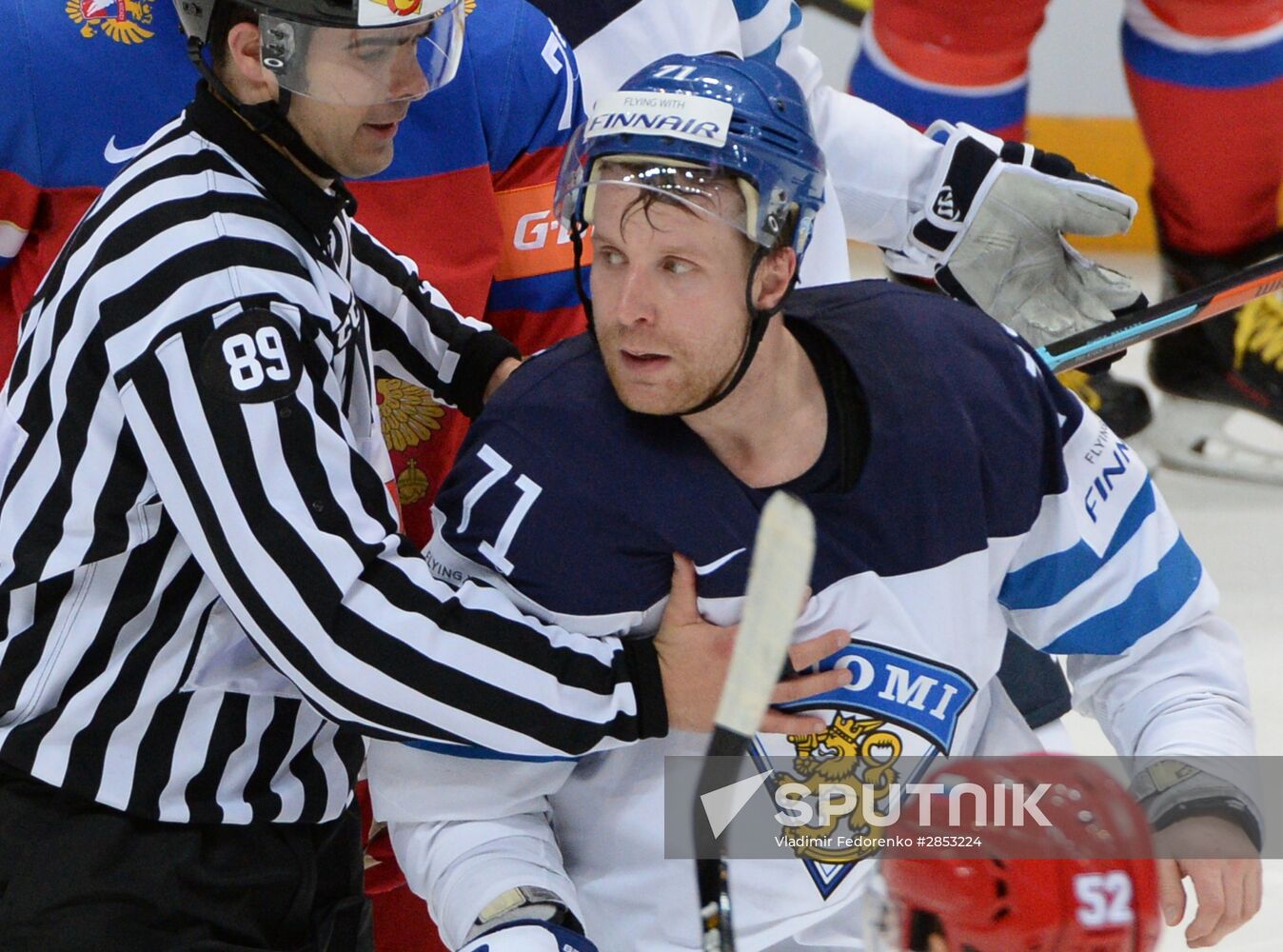 2016 IIHF World Ice Hockey Championship. Finland vs. Russia