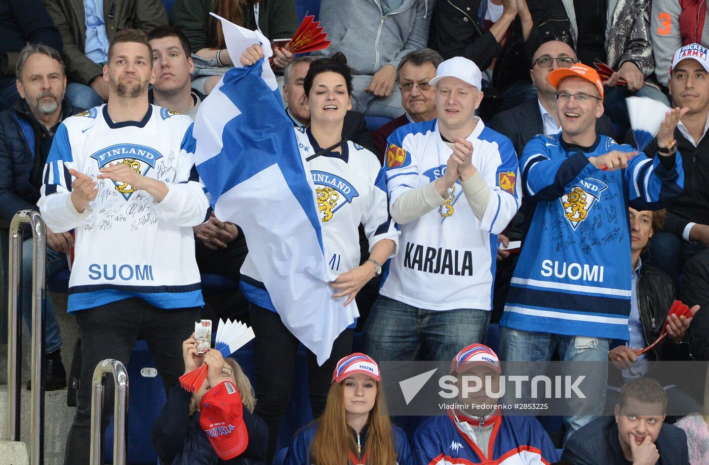 2016 IIHF World Ice Hockey Championship. Finland vs. Russia