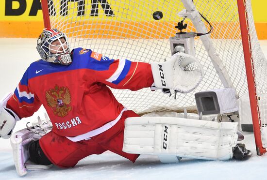 2016 IIHF World Ice Hockey Championship. Finland vs. Russia