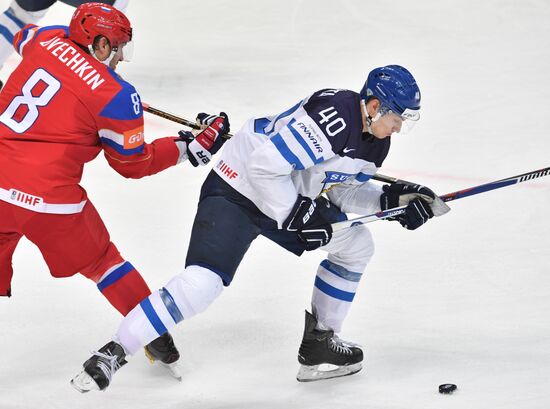 2016 IIHF World Ice Hockey Championship. Finland vs. Russia