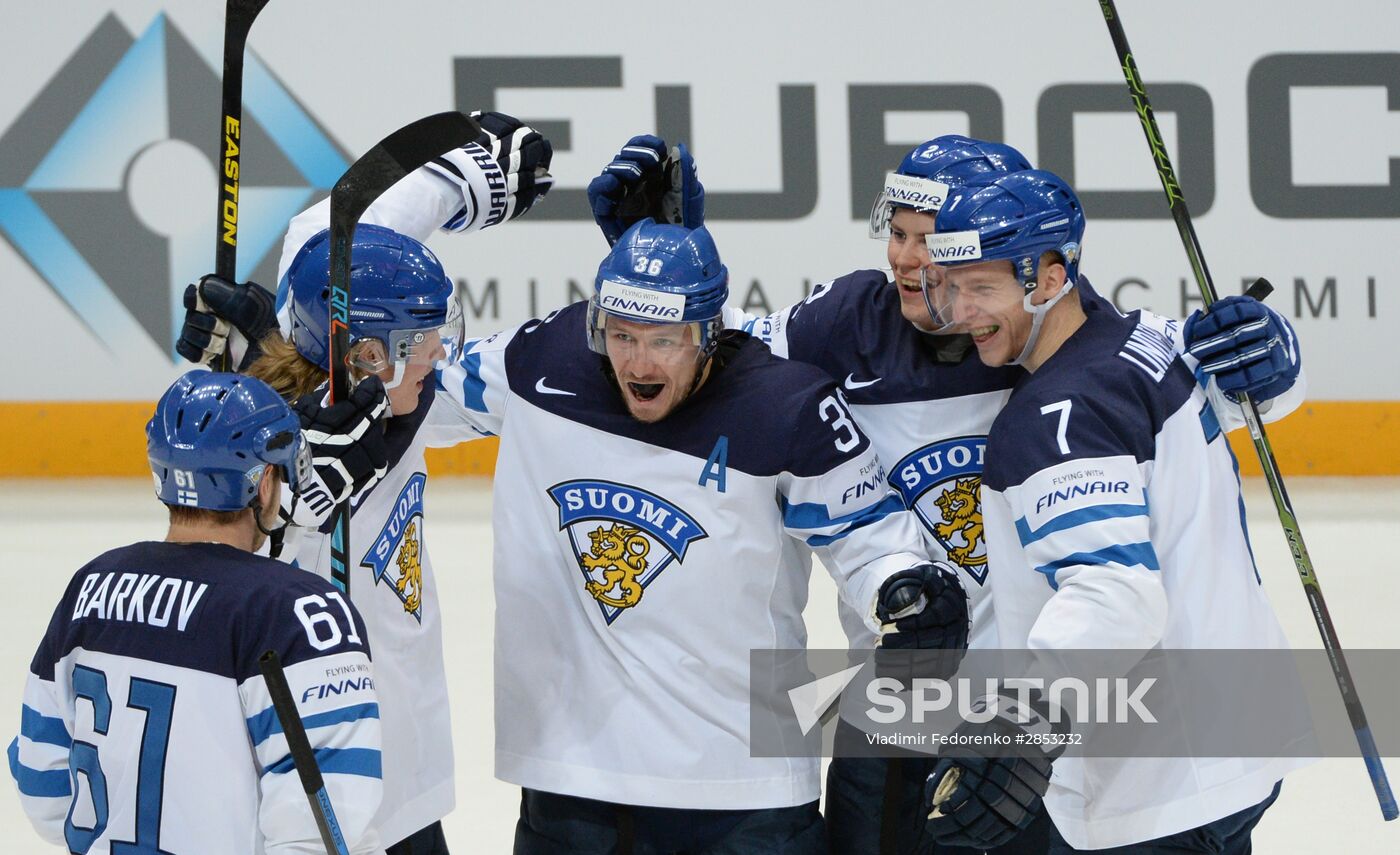 2016 IIHF World Ice Hockey Championship. Finland vs. Russia