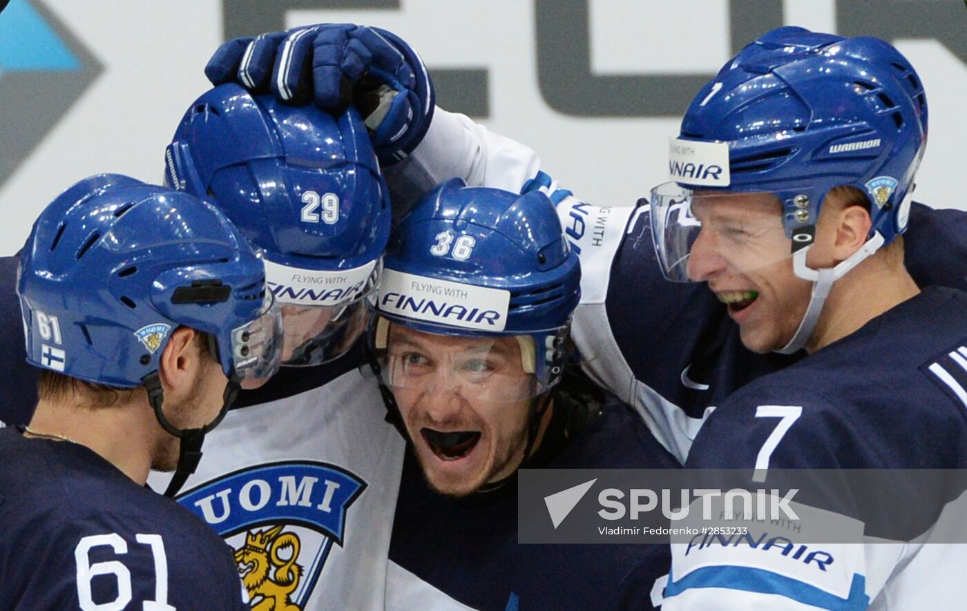 2016 IIHF World Ice Hockey Championship. Finland vs. Russia