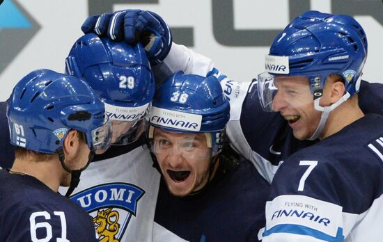 2016 IIHF World Ice Hockey Championship. Finland vs. Russia