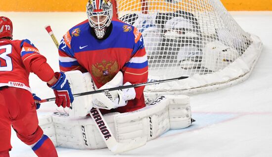 2016 IIHF World Ice Hockey Championship. Finland vs. Russia