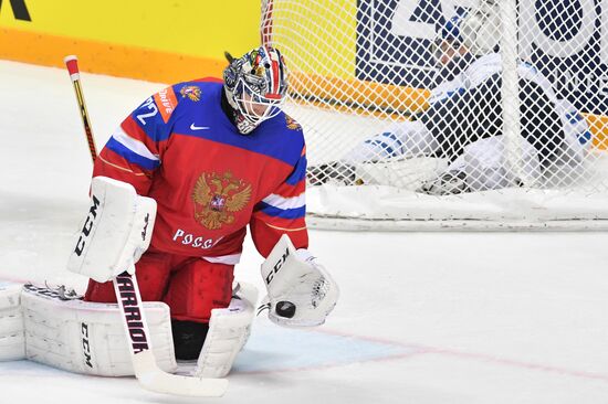 2016 IIHF World Ice Hockey Championship. Finland vs. Russia