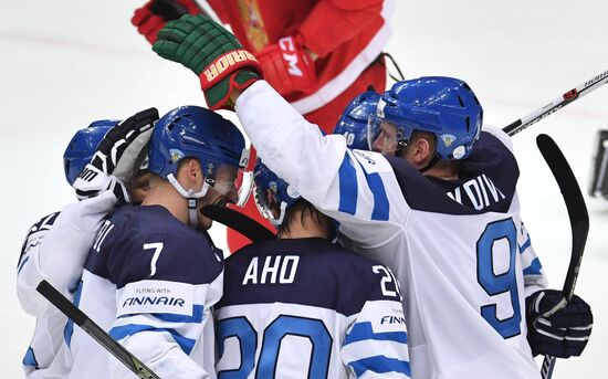 2016 IIHF World Ice Hockey Championship. Finland vs. Russia