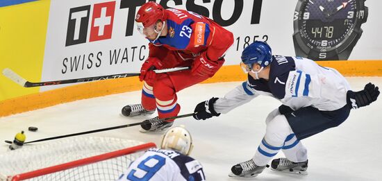 2016 IIHF World Ice Hockey Championship. Finland vs. Russia