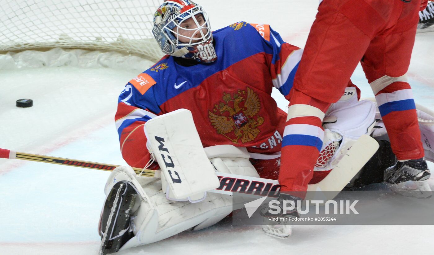 2016 IIHF World Ice Hockey Championship. Finland vs. Russia