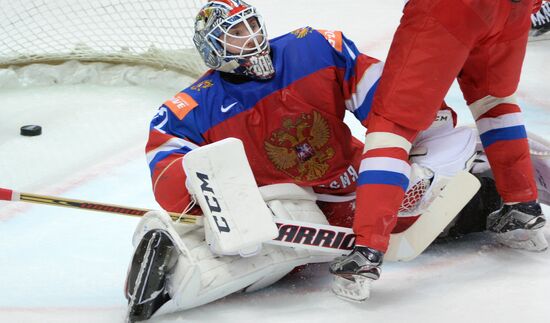 2016 IIHF World Ice Hockey Championship. Finland vs. Russia