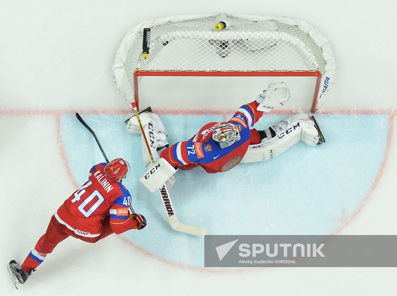 2016 IIHF World Ice Hockey Championship. Finland vs. Russia