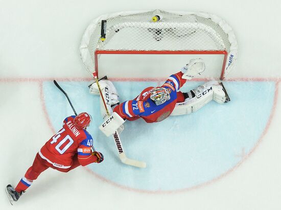 2016 IIHF World Ice Hockey Championship. Finland vs. Russia