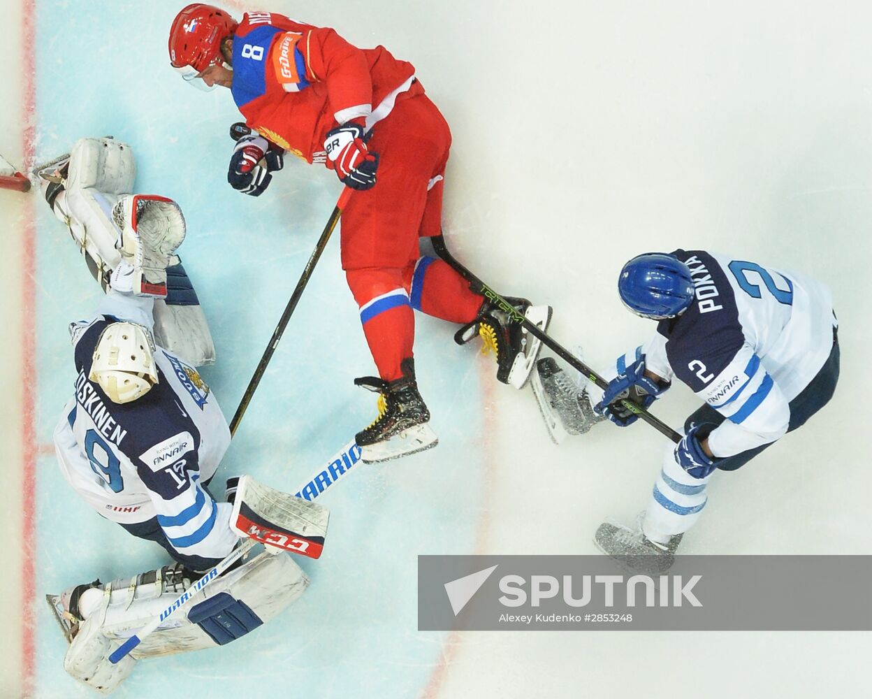 2016 IIHF World Ice Hockey Championship. Finland vs. Russia