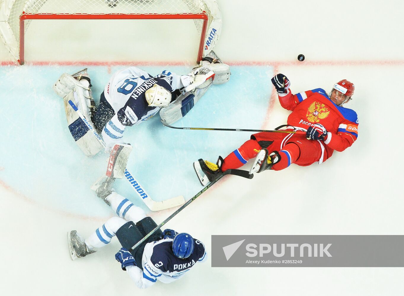 2016 IIHF World Ice Hockey Championship. Finland vs. Russia