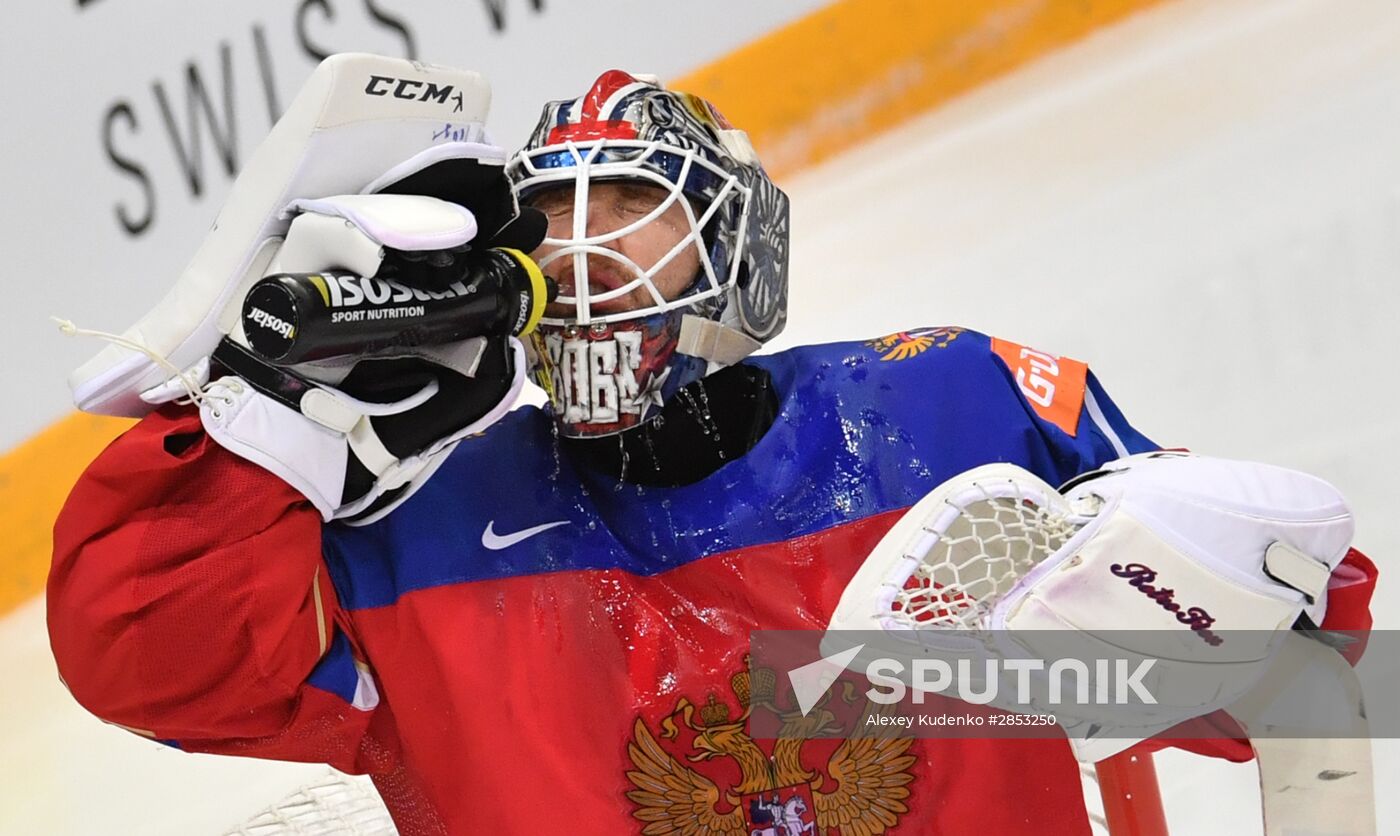 2016 IIHF World Ice Hockey Championship. Finland vs. Russia