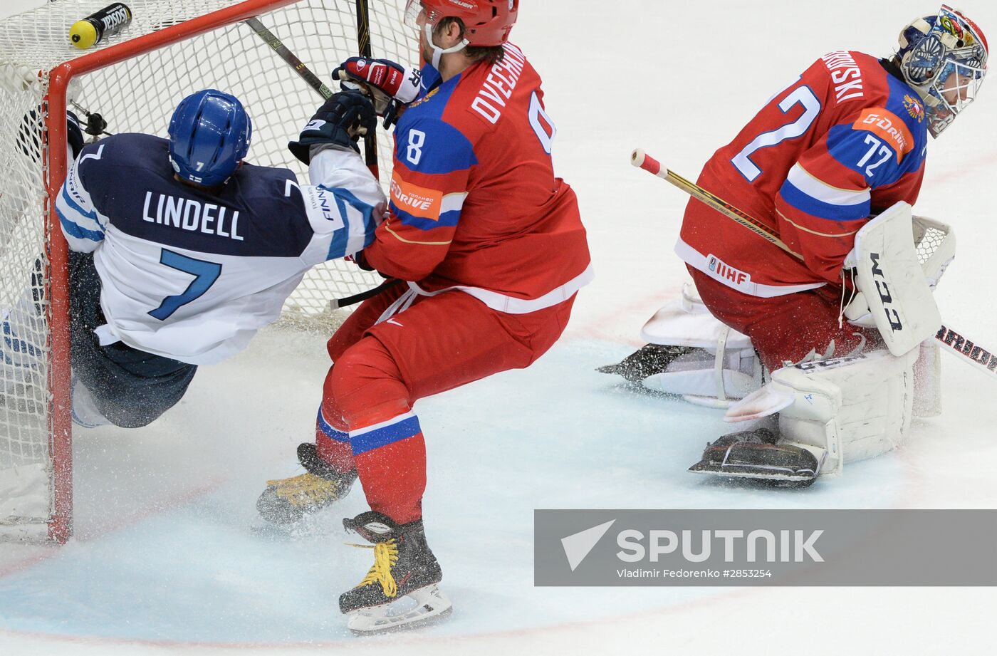 2016 IIHF World Ice Hockey Championship. Finland vs. Russia