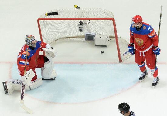 2016 IIHF World Ice Hockey Championship. Finland vs. Russia