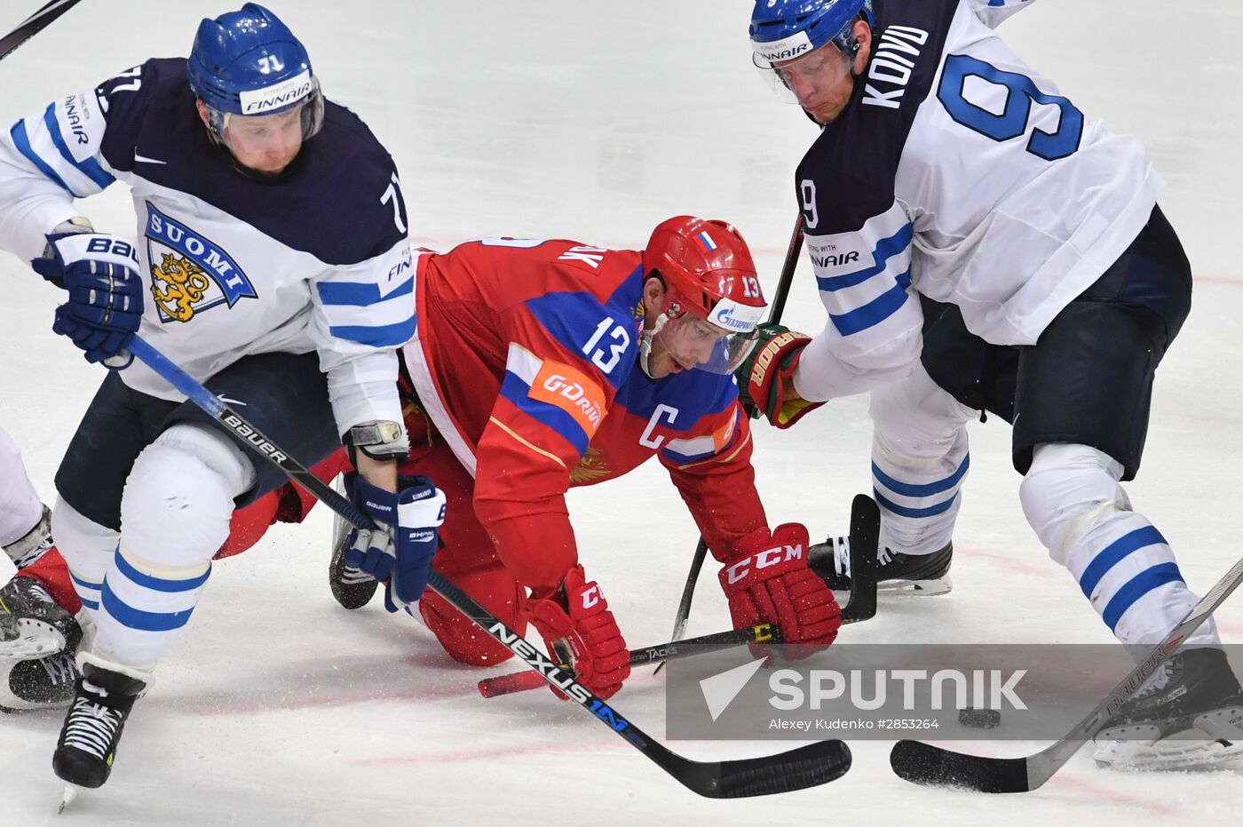 2016 IIHF World Ice Hockey Championship. Finland vs. Russia