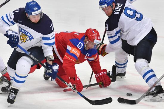 2016 IIHF World Ice Hockey Championship. Finland vs. Russia