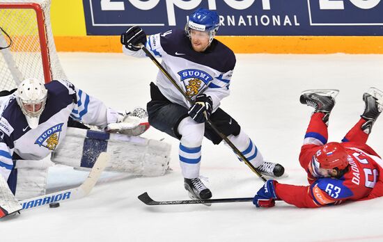 2016 IIHF World Ice Hockey Championship. Finland vs. Russia