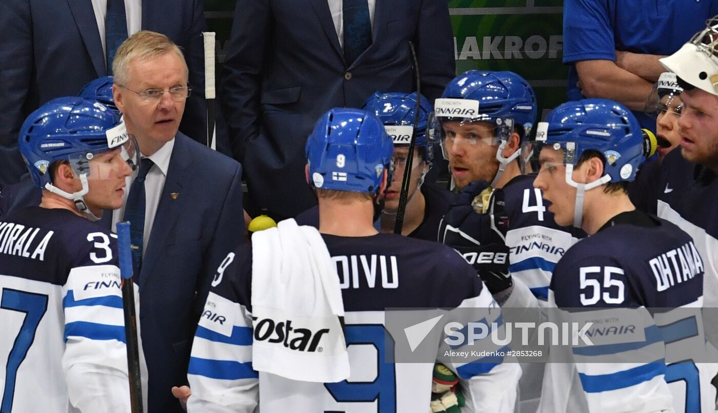 2016 IIHF World Ice Hockey Championship. Finland vs. Russia