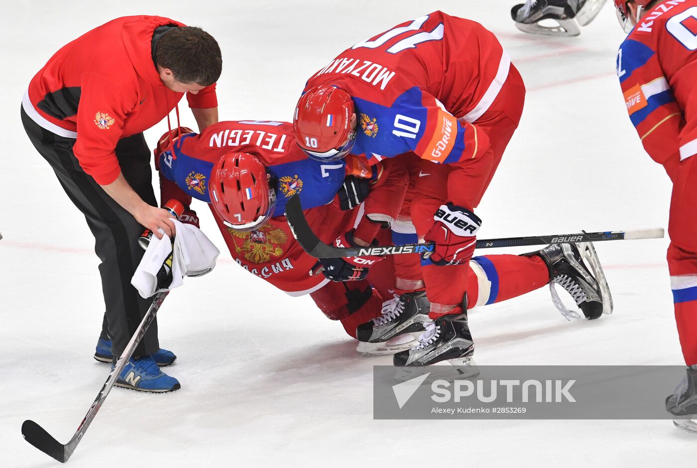 2016 IIHF World Ice Hockey Championship. Finland vs. Russia