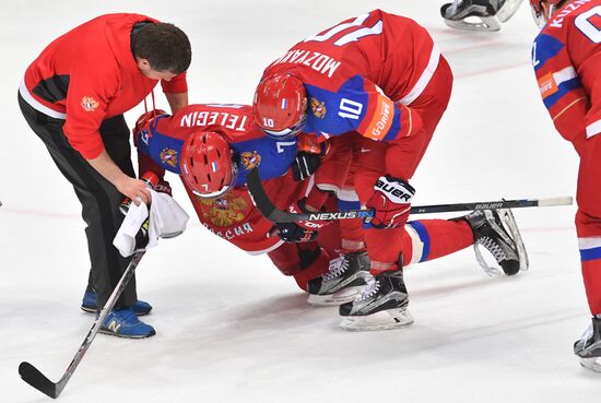 2016 IIHF World Ice Hockey Championship. Finland vs. Russia