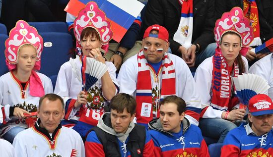 2016 IIHF World Ice Hockey Championship. Finland vs. Russia