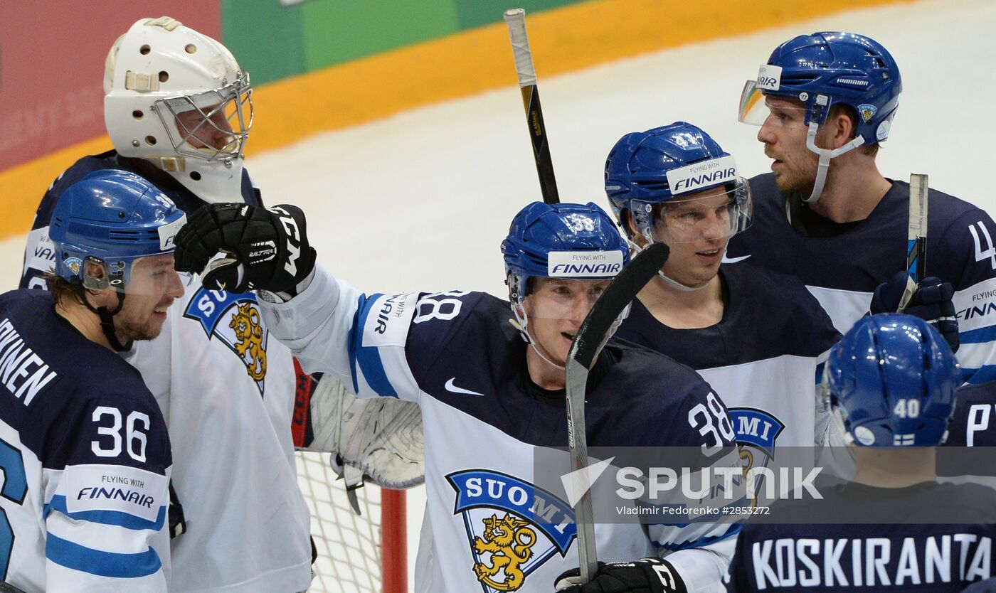 2016 IIHF World Ice Hockey Championship. Finland vs. Russia