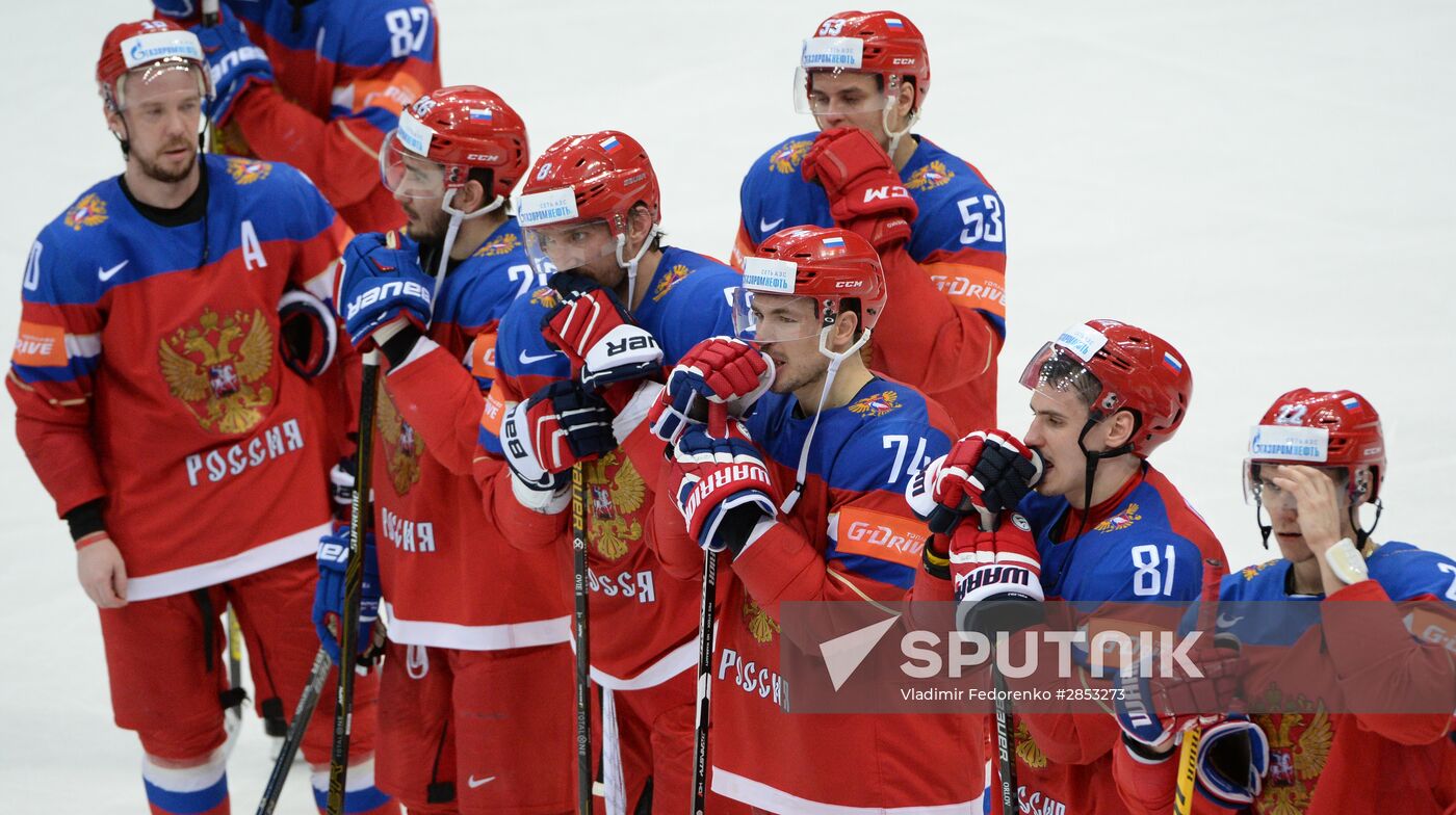 2016 IIHF World Ice Hockey Championship. Finland vs. Russia