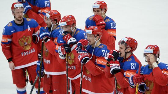 2016 IIHF World Ice Hockey Championship. Finland vs. Russia