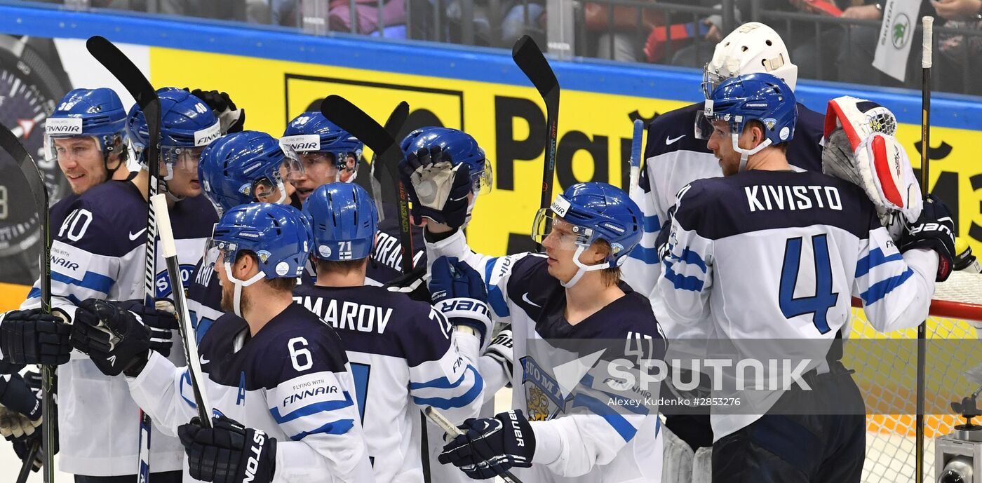 2016 IIHF World Ice Hockey Championship. Finland vs. Russia