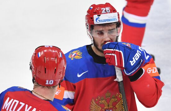 2016 IIHF World Ice Hockey Championship. Finland vs. Russia