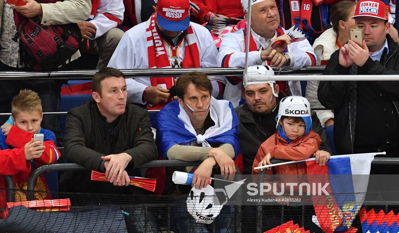 2016 IIHF World Ice Hockey Championship. Finland vs. Russia