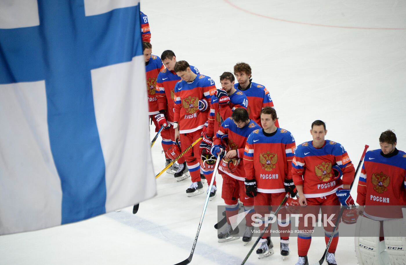 2016 IIHF World Ice Hockey Championship. Finland vs. Russia