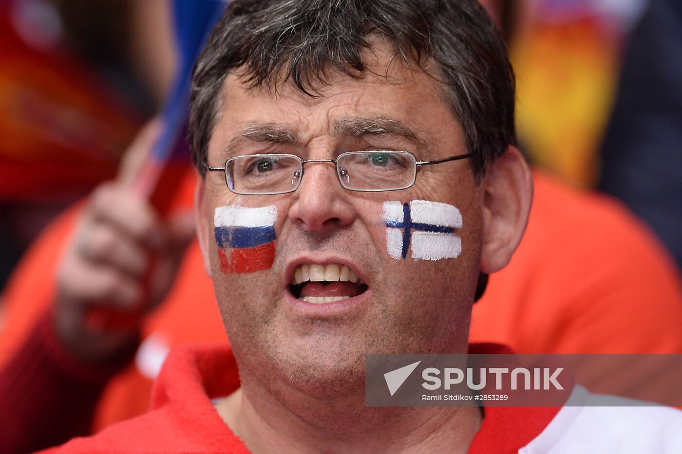 2016 IIHF World Ice Hockey Championship. Finland vs. Russia