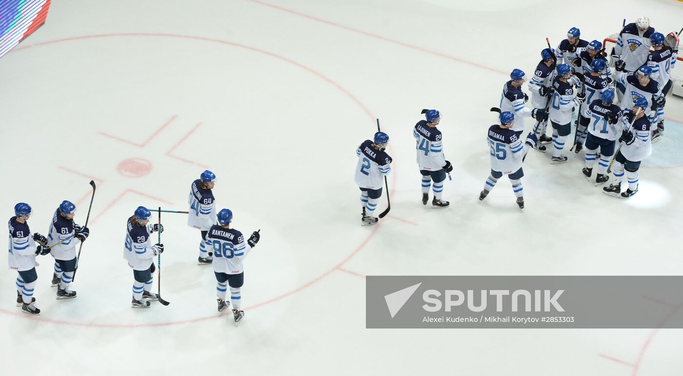 2016 IIHF World Ice Hockey Championship. Finland vs. Russia