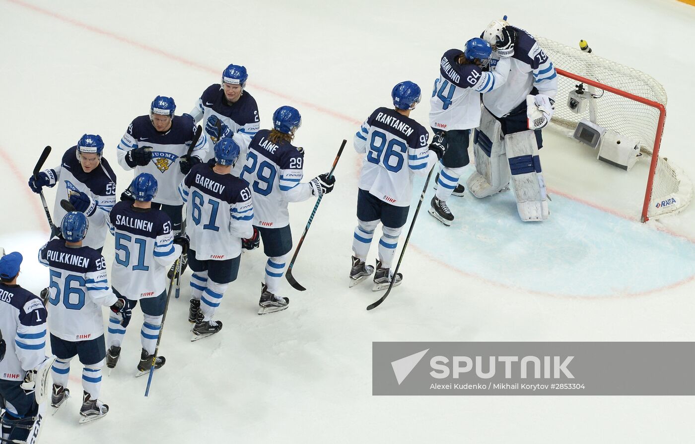 2016 IIHF World Ice Hockey Championship. Finland vs. Russia