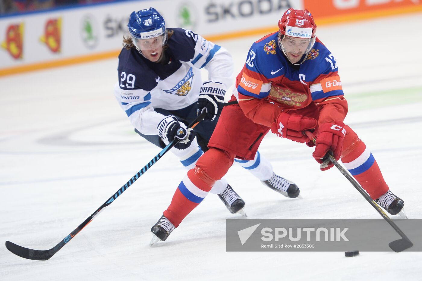 2016 IIHF World Ice Hockey Championship. Finland vs. Russia