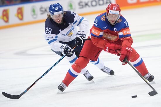 2016 IIHF World Ice Hockey Championship. Finland vs. Russia