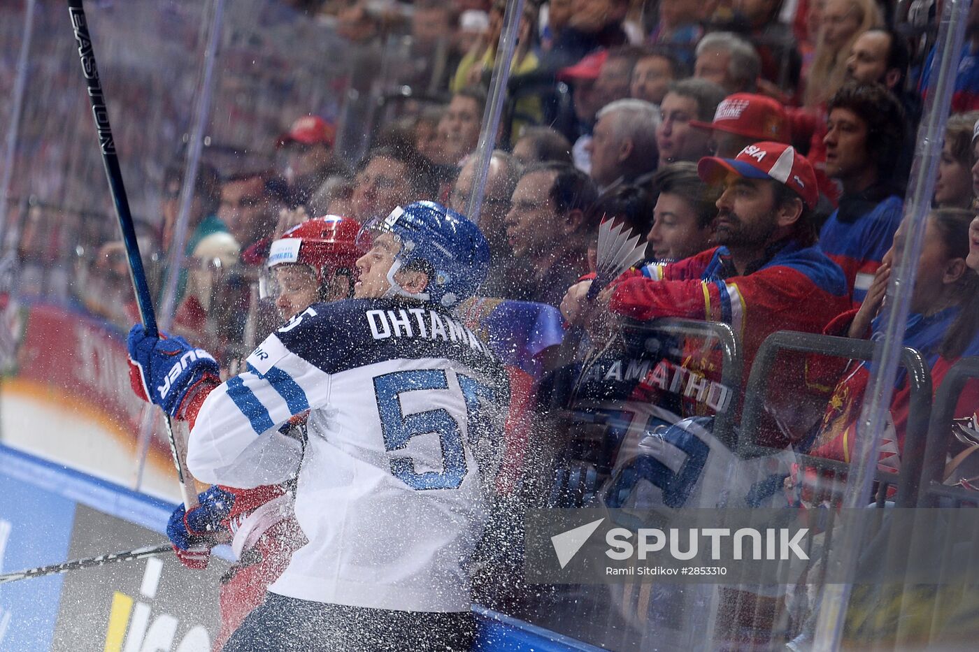 2016 IIHF World Ice Hockey Championship. Finland vs. Russia