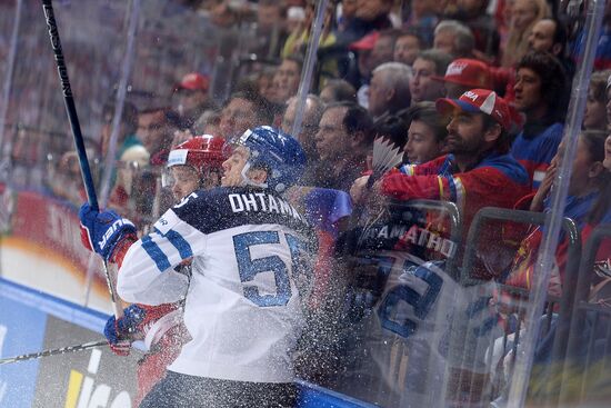 2016 IIHF World Ice Hockey Championship. Finland vs. Russia