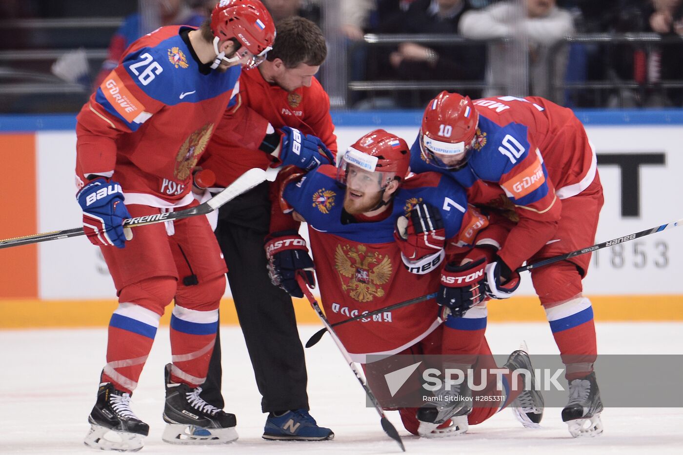 2016 IIHF World Ice Hockey Championship. Finland vs. Russia