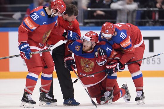 2016 IIHF World Ice Hockey Championship. Finland vs. Russia