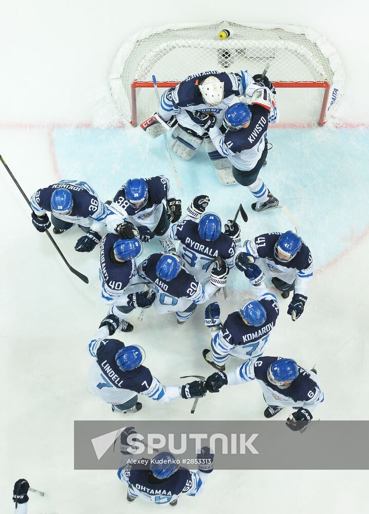 2016 IIHF World Ice Hockey Championship. Finland vs. Russia