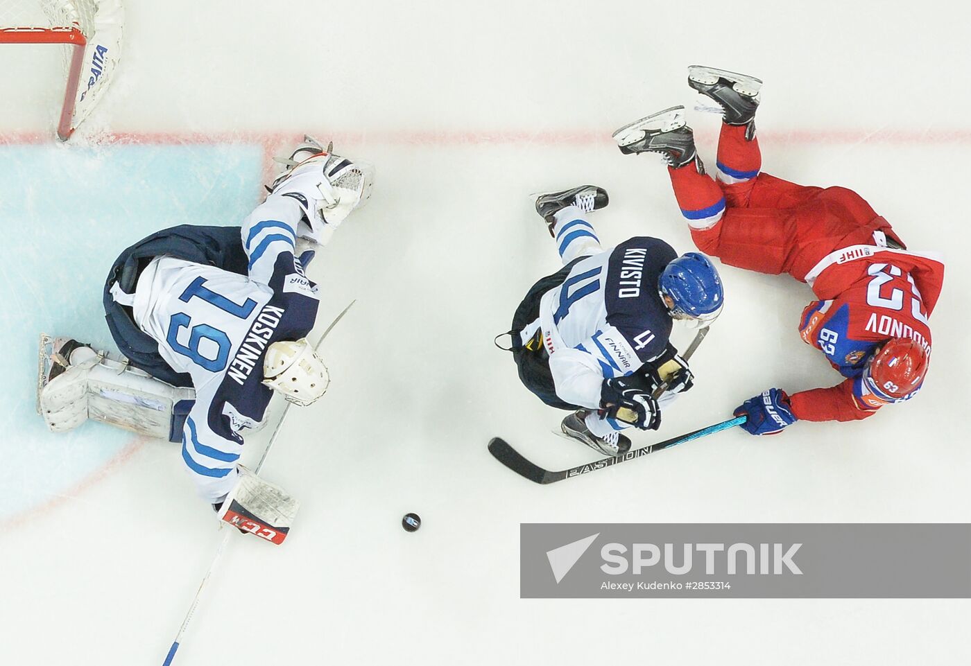 2016 IIHF World Ice Hockey Championship. Finland vs. Russia