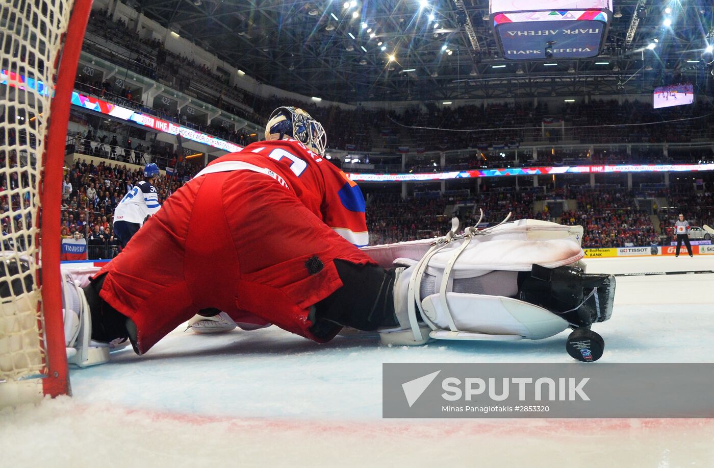 2016 IIHF World Ice Hockey Championship. Finland vs. Russia