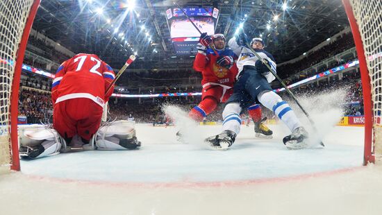 2016 IIHF World Ice Hockey Championship. Finland vs. Russia