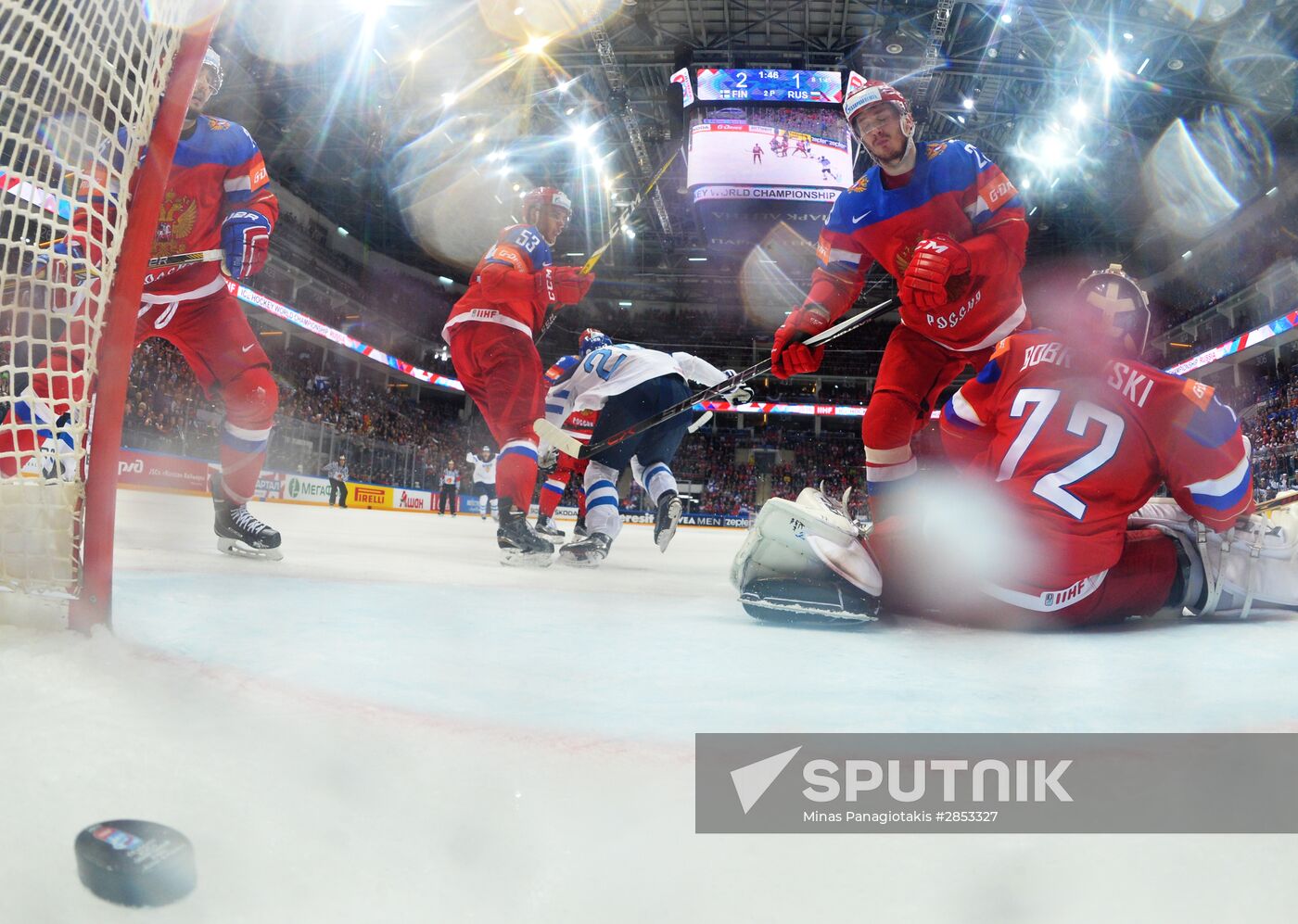 2016 IIHF World Ice Hockey Championship. Finland vs. Russia